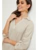 Fleur de Lin Leinen-Kleid "Basta" in Beige