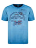 Geographical Norway Shirt "Jergen" blauw