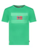 Geographical Norway Shirt "Jimonsen" in Grün