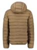 Geographical Norway Doorgestikte jas "Amigolor" lichtbruin/grijs