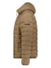Geographical Norway Doorgestikte jas "Amigolor" lichtbruin/grijs
