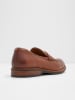 Aldo Leren mocassins lichtbruin