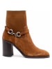 Aldo Leder-Boots in Hellbraun