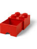 LEGO Ladebox "Brick 4" rood - (B)25 x (H)18 x (D)25 cm