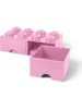 LEGO Schubladenbox "Brick 8" in Rosa - (B)50 x (H)18 x (T)25 cm