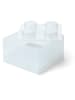LEGO Aufbewahrungsbox "Brick 4" in Weiß - (B)25 x (H)18 x (T)25 cm