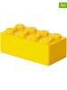 LEGO 3-delige set: opbergboxen "Mini 8" geel - (B)9,2 x (H)4,3 x (D)4,6 cm