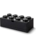 LEGO Schubladenbox "Brick 8" in Schwarz - (B)32 x (H)16 x (T)12 cm