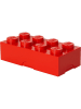 LEGO Pojemnik "Classic Brick 8" w kolorze czerwonym na lunch - 20 x 7,3 x 10 cm