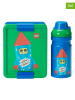 LEGO 2-delige lunchset "Firework" groen/blauw