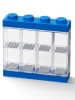 LEGO Vitrine voor figuren blauw - (B)19,1 x (H)18,4 x (D)4,7 cm