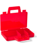 LEGO Sortierkoffer "Case to go" in Rot - (B)19 x (H)3,5 x (T)16 cm