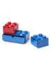 LEGO 3-delige set: ladeboxen blauw/rood