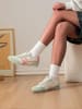 Sixth Sens Sneakers in Rosa/ Creme/ Grün