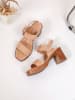 Sixth Sens Haksandalen beige