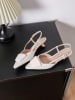 Sixth Sens Pumps met bandje beige