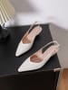 Sixth Sens Pumps met bandje beige