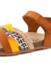 billowy Sandalen lichtbruin/meerkleurig