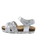 billowy Sandalen in Silber