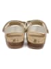 billowy Sandalen in Gold