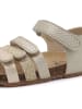billowy Sandalen in Gold