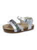 billowy Sandalen in Silber