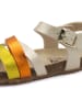 billowy Sandalen in Gold