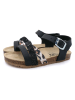 billowy Sandalen in Schwarz