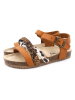 billowy Sandalen lichtbruin
