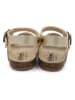 billowy Sandalen in Gold