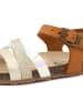billowy Sandalen in Hellbraun