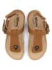 billowy Sandalen in Hellbraun