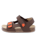 billowy Sandalen in Braun