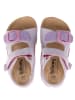 billowy Sandalen in Flieder