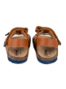 billowy Sandalen camel/donkerblauw