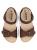 billowy Sandalen in Braun
