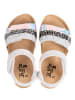 billowy Sandalen "Rosso" wit