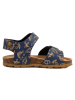 billowy Sandalen "Rosso" in Dunkelblau