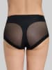 Bye Bra Pełne figi high waist w kolorze czarnym