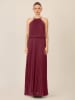 APART Plisseekleid in Bordeaux