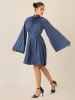 APART Satijnen jurk blauw