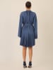 APART Satijnen jurk blauw
