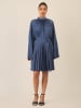 APART Satinkleid in Blau