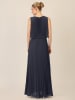 APART Plisseekleid in Dunkelblau