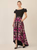 APART Kleid in Schwarz/ Lila