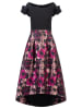 APART Kleid in Schwarz/ Lila