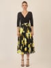 APART Kleid in Schwarz/ Gelb