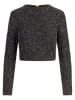 APART Paillettenbluse in Schwarz/ Dunkelblau