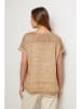 Lin Passion Leinen-Bluse in Camel
