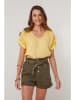 Lin Passion Linnen blouse geel